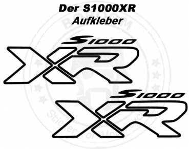 The S1000XR Offset lettering sticker for the BMW S1000XR