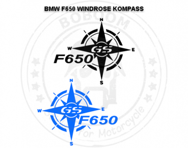 F650GS Dekor Windrose/Kompass Aufkleber