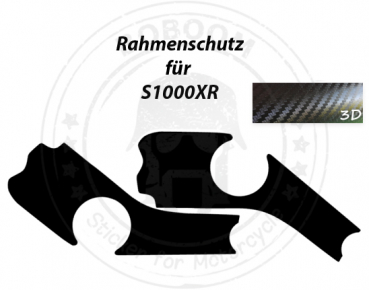 3D Carbon Rahmenschutzaufkleber Aufkleber für die BMW S1000XR