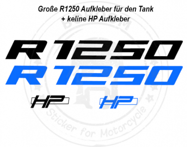Der R1250 HP Dekor Aufkleber