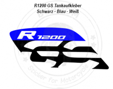 Die R1200 GS Tank Aufkleber für die BMW R1200GS - LC