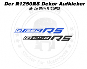 Die R1250RS Dekor Aufkleber für deine BMW