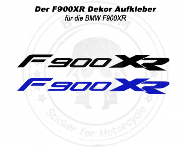 Der F900XR Dekor Aufkleber für die BMW F900XR