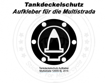 Protective sticker for tank cap Ducati Multistrada 1200S