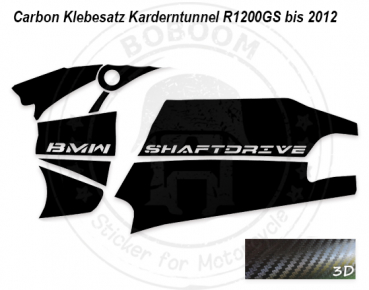 Carbon Klebesatz Kardantunnel für BMW R1200GS