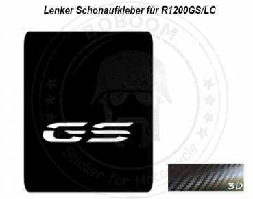Carbon handlebar protection sticker for BMW R1200GS - LC
