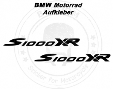 The S1000XR lettering sticker