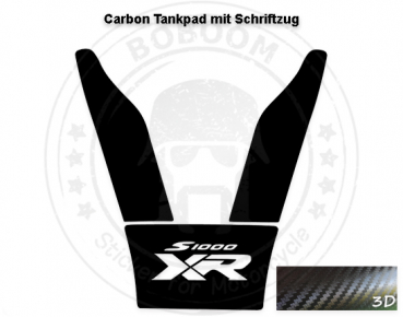 The carbon tank protection sticker for the BMW S1000XR