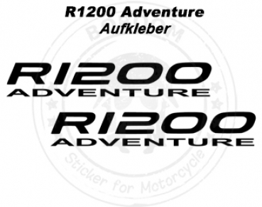 The R1200 Adventure sticker for the R1200GS models
