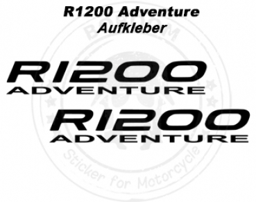 R1200 Adventure Aufkleber für die R1200GS Modelle