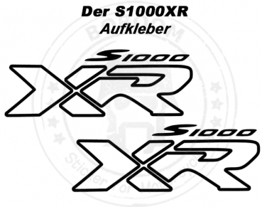 The S1000XR lettering sticker