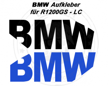 BIG BMW Dekor Aufkleber für die BMW R1200GS - LC