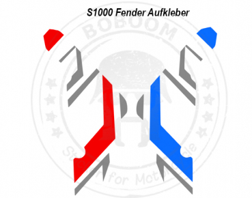 The Fender sticker for the BMW S1000XR