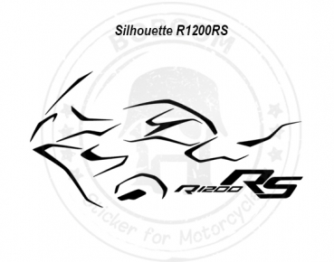 Silhouette der BMW R1200RS