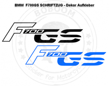 Der F700 GS Dekor Aufkleber für die BMW F700GS