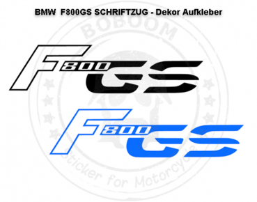 F800 GS Dekor Schriftzug Aufkleber für die BMW F800GS