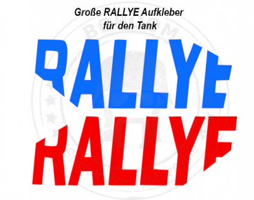 BIG RALLYE decor sticker for the BMW R1200GS