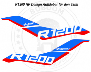 Der R1200 Dekor Design Aufkleber für den Tank