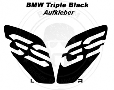 Triple Black Design Aufkleber 2021 für BMW R1200GS R1250GS - LC