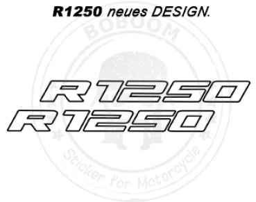Die R1250 Offset Aufkleber für jede BMW R1250