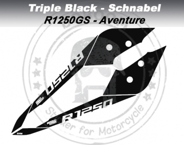 BMW R1250 Triple Black ADV beak sticker