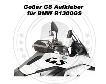 The GS sticker for BMW R1300GS