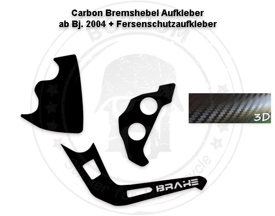 Stiker for Motorcycle - Carbon Bremshebel Aufkleber ab