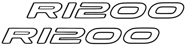 The R1200 offset stickers for every BMW R1200