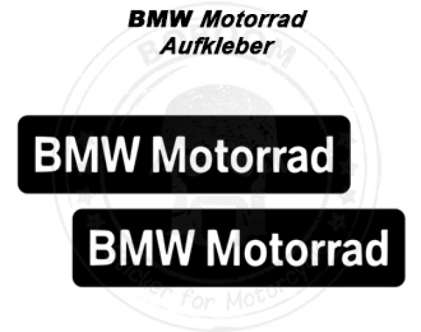 Stiker for Motorcycle - Der BMW Motorrad Aufkleber