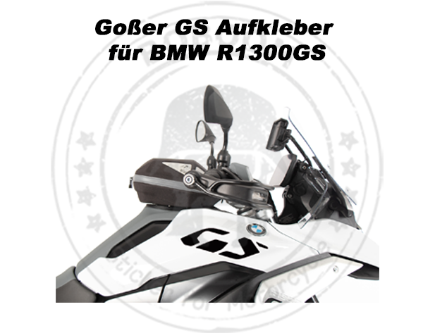 The GS sticker for BMW R1300GS