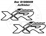 The S1000XR Offset lettering sticker for the BMW S1000XR
